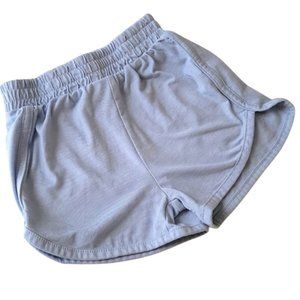 Freestyle Pull Up Shorts Elastic Waist Cotton Blue Size 5